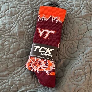 TCK Sports Virginia Tech Men’s Women’s Socks Size Medium